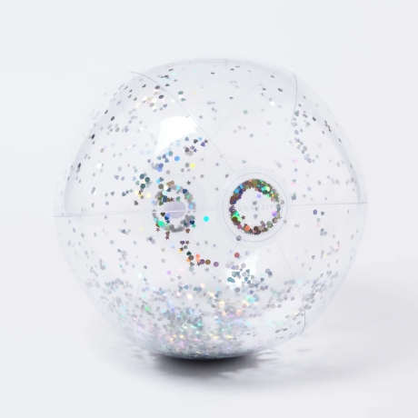 Piłka plażowa do basenu Glitter ball