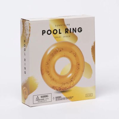 Pool Ring Disco Gold SunnyLife