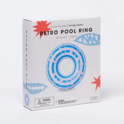 Retro Pool Ring De Playa Stripe Sunnylife