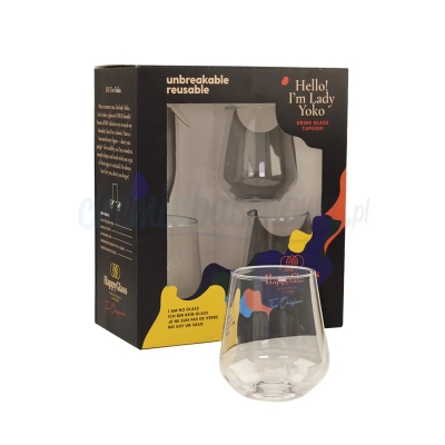 Nietłukące szklanki do napojów HappyGlass