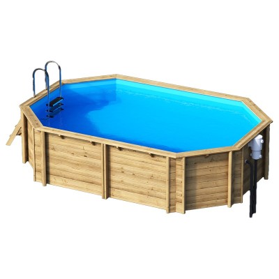 basen drewniany ośmiokątny Octo+ 510