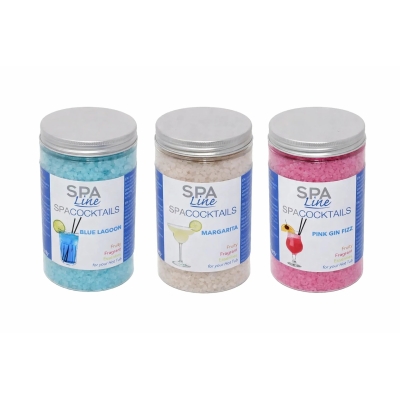 Zestaw soli Margarita, Blue Lagoon, Pink Gin Fizz