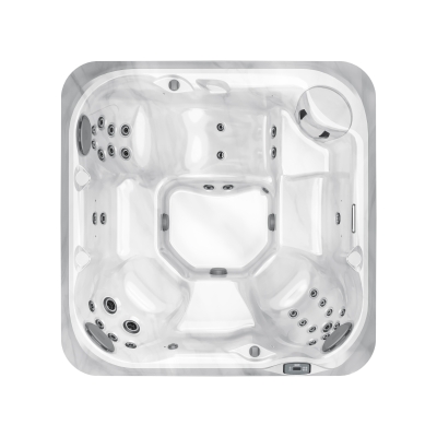 Jacuzzi J-235 Platinum widok z góry z ergonomicznymi siedziskami i dyszami hydromasażu