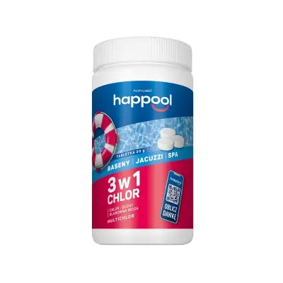 Happool Multichlor 20 g Tabletki multifunkcyjne do basenu