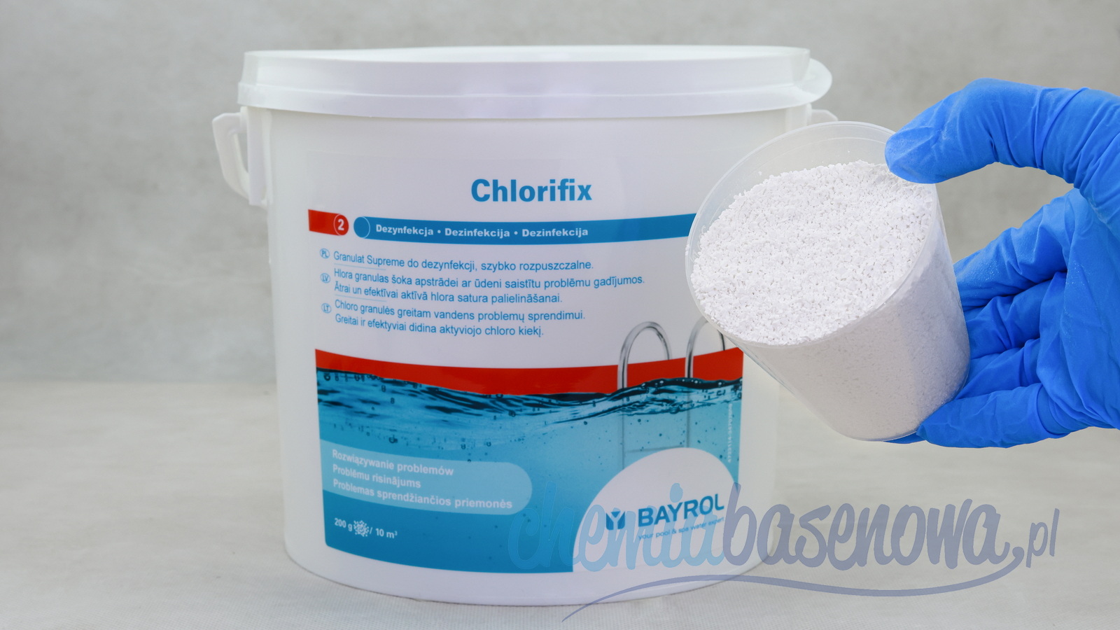 chlorifix chlor do basenu granulki proszek